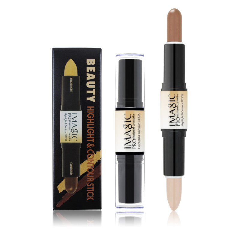 Double-headed high-gloss contour stick