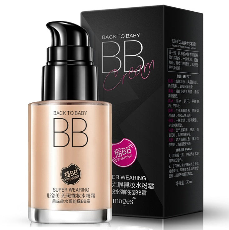 Clear and sleek hydrating cream nude makeup BB concealer moisturizing