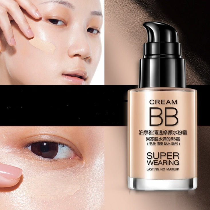 Clear and sleek hydrating cream nude makeup BB concealer moisturizing