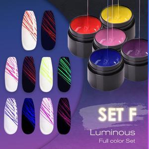 Manicure Luminous Nail Art Spider Gel UV