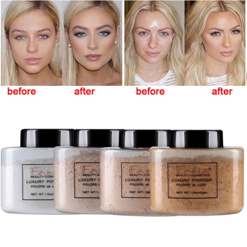 Face Foundation Powder Oil Control Contour Full Cover