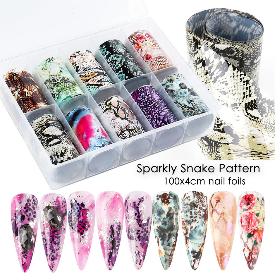 Nail Art Sticker Snake Skin Animal