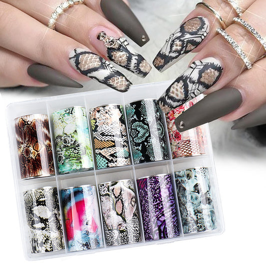 Nail Art Sticker Snake Skin Animal