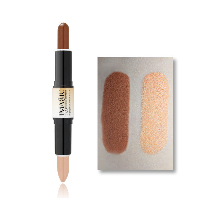 Double-headed high-gloss contour stick