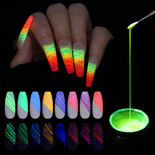 Manicure Luminous Nail Art Spider Gel UV