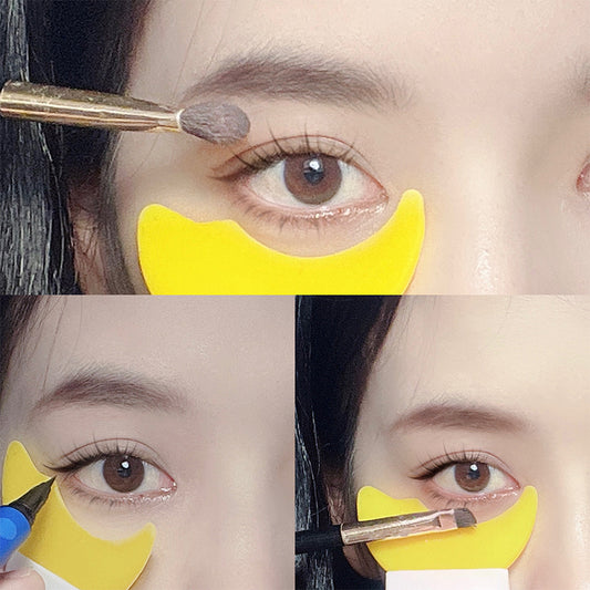 Eyelash, Eyeliner Stencil Model - Helper Applicator Guide