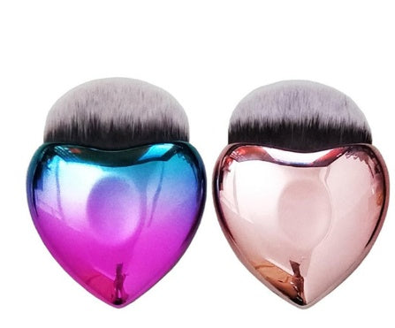 Heart-Shaped Foundation Brush Portable Makeup