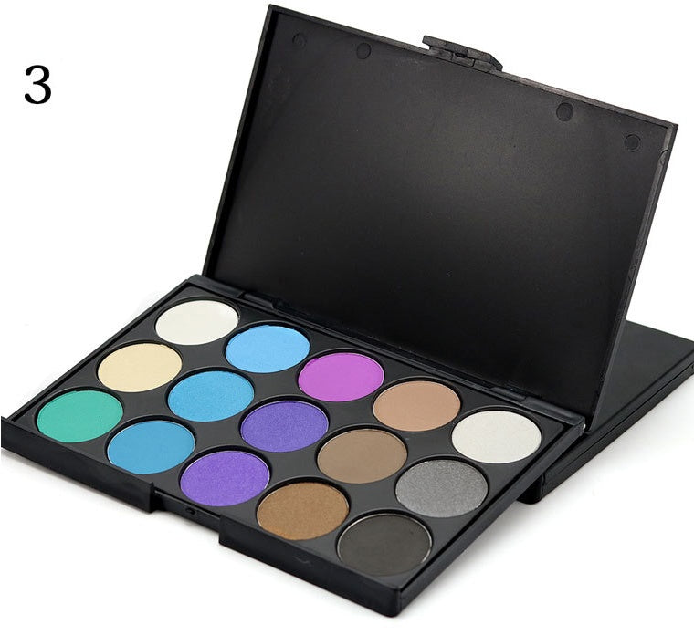 15 Color Eyeshadow Beauty Tools