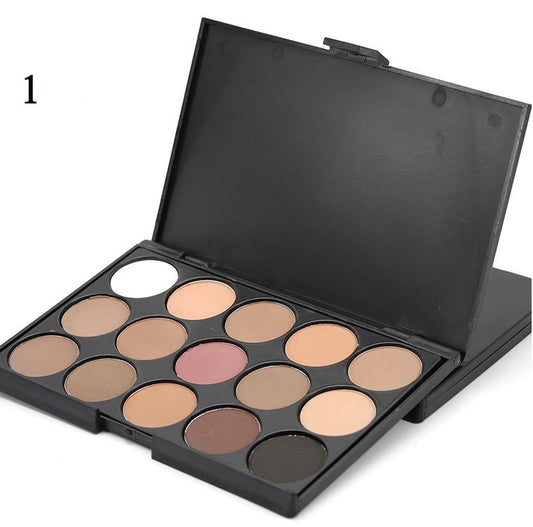 15 Color Eyeshadow Beauty Tools