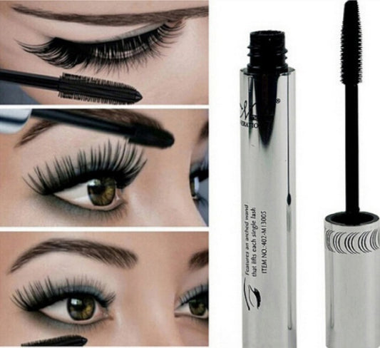 Long Curling Eyelash Extension Black Fiber Mascara