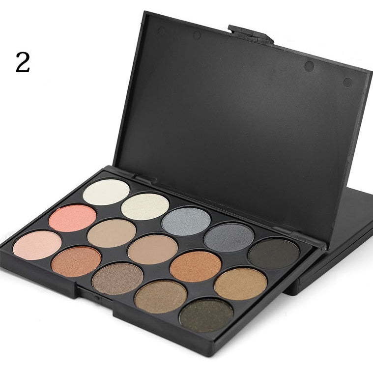 15 Color Eyeshadow Beauty Tools