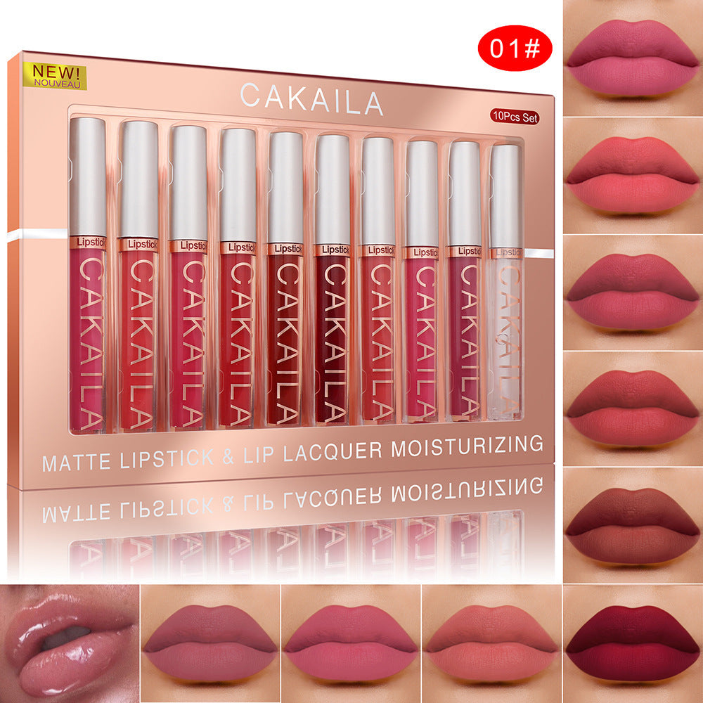 10 Matte Waterproof Lip Gloss