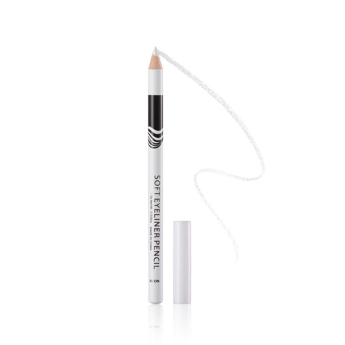 12Pcs Box White Eyeliner Waterproof Pencil Smooth High Gloss