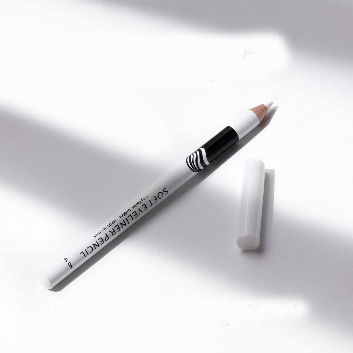 12Pcs Box White Eyeliner Waterproof Pencil Smooth High Gloss