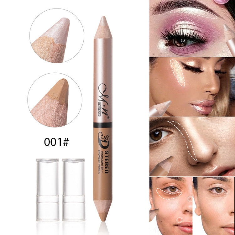 Double-headed Concealer Pen Highlighter Dual-use Waterproof