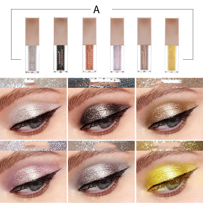 Matte Pearlescent Eyeshadow Sequined Diamond Set