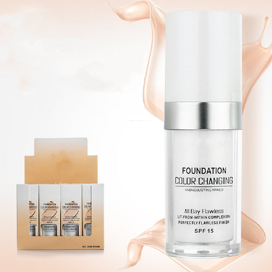 Temperature Change Skin Color Liquid Foundation